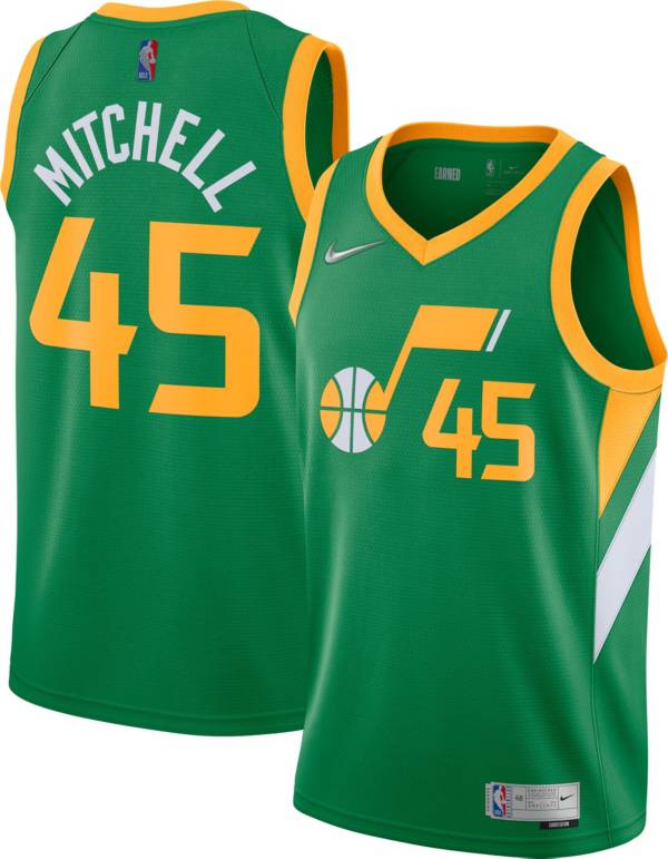 Men's Nike Donovan Mitchell Navy Utah Jazz 2021/22 Diamond Swingman Jersey - Icon Edition Size: Small