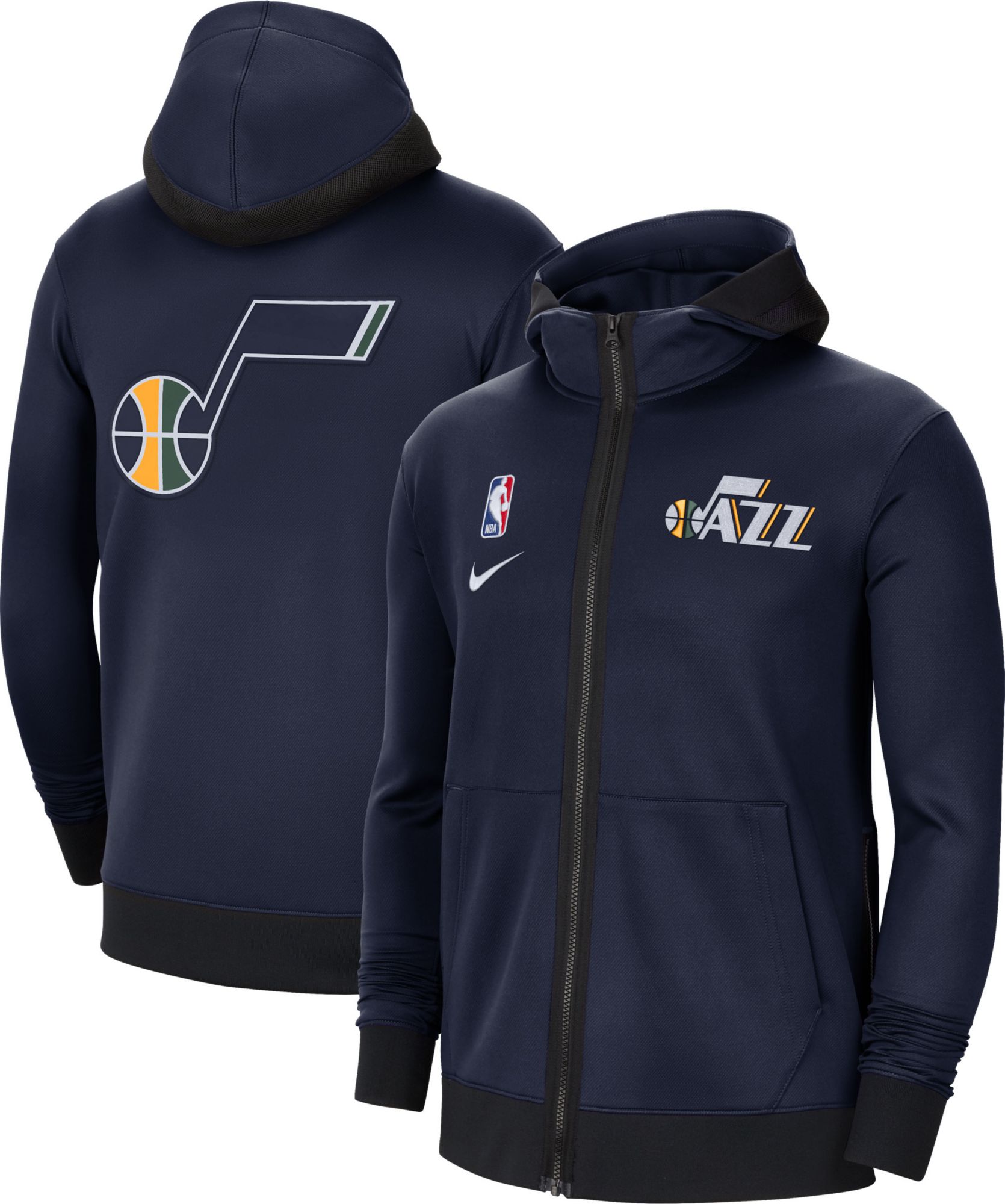 utah jazz zip up hoodie