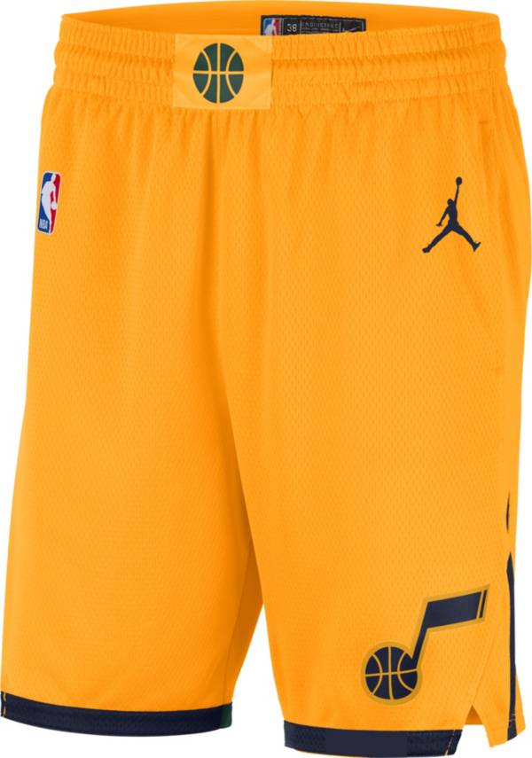 Jordan Men's Utah Jazz Dri-FIT Statement Swingman Black Shorts