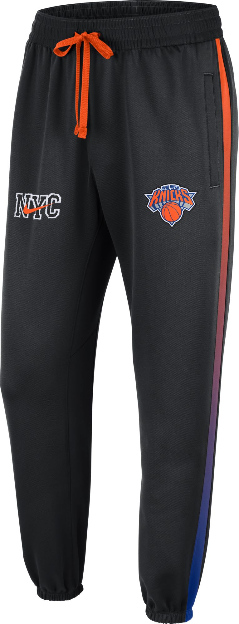 new york knicks nike therma flex showtime black