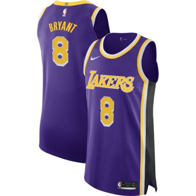 sorry, Nike Men's Los Angeles Lakers Kobe Bryant #8 Purple Dri-FIT Statement Authentic Jersey is currently out of stock