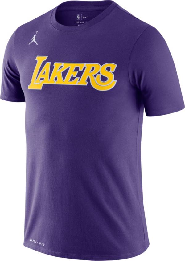 Jordan Men S Los Angeles Lakers Dri Fit Statement Edition T Shirt Dick S Sporting Goods