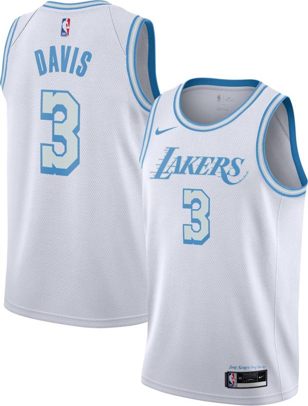 Nike Men's 2020-21 City Edition Los Angeles Lakers Anthony Davis #3 Dri-FIT Swingman Jersey