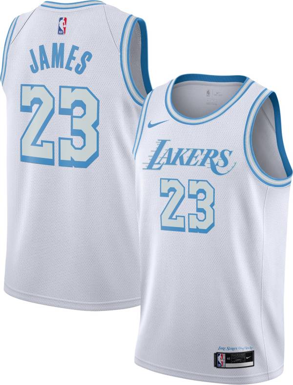Nike Men's 2020-21 City Edition Los Angeles Lakers LeBron James #23 Dri-FIT Swingman Jersey