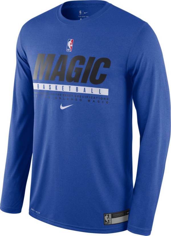 Nike Men's Orlando Magic Dri-FIT Practice Long Sleeve Shirt
