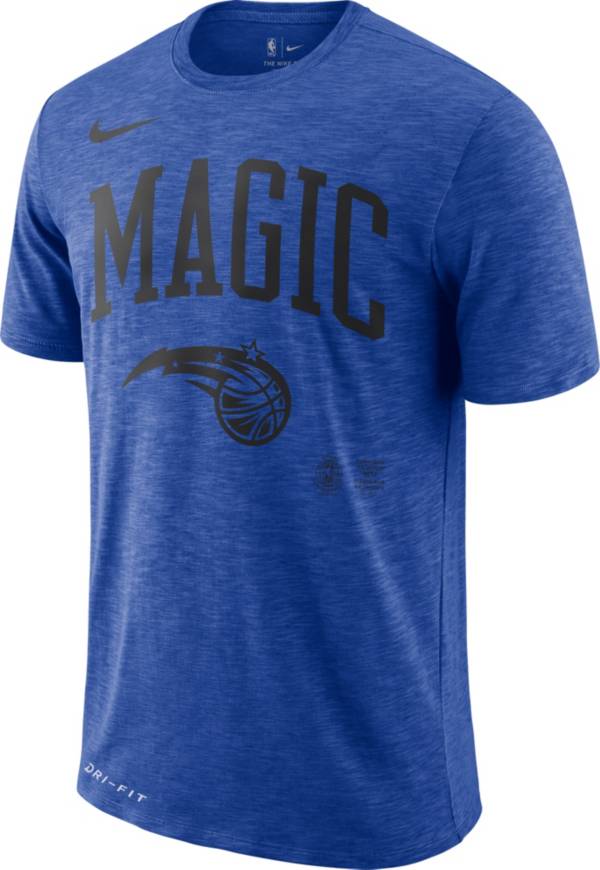 Nike Men's Orlando Magic Dri-FIT Arch Wordmark Slub T-Shirt