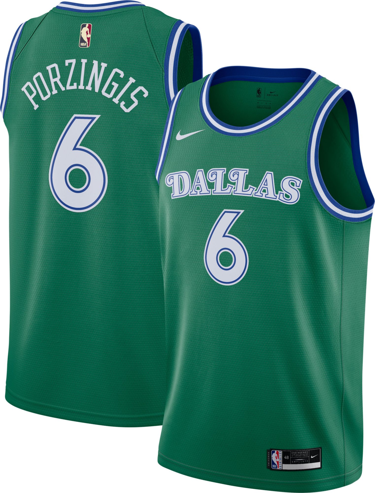 dallas mavericks throwback jersey green