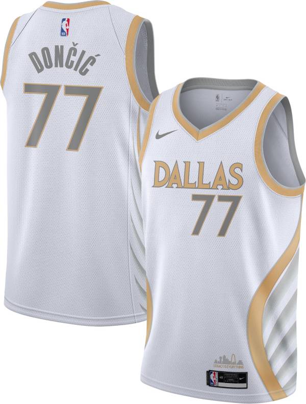 Nike Men's 2020-21 City Edition Dallas Mavericks Luka Doncic #77 Dri-FIT Swingman Jersey