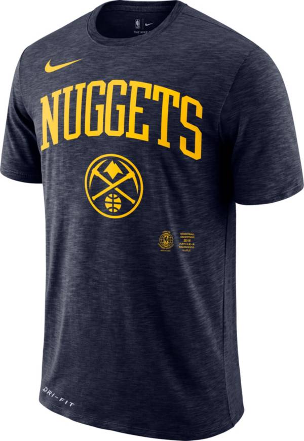 Nike Men's Denver Nuggets Dri-FIT Arch Wordmark Slub T-Shirt | DICK'S ...