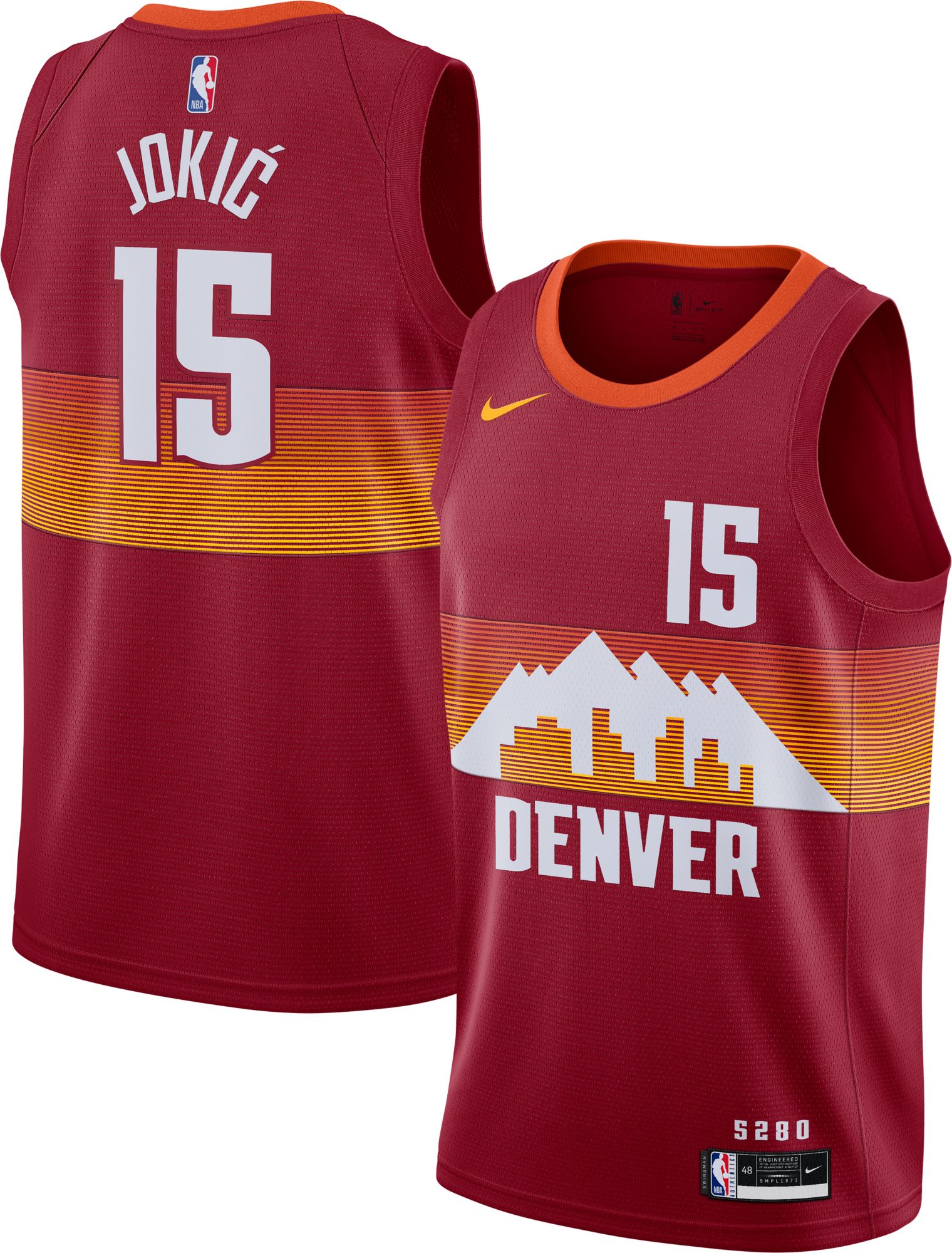 denver nuggets nike city edition swingman jersey