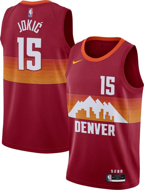 Nike Men's 2020-21 City Edition Denver Nuggets Nikola ...