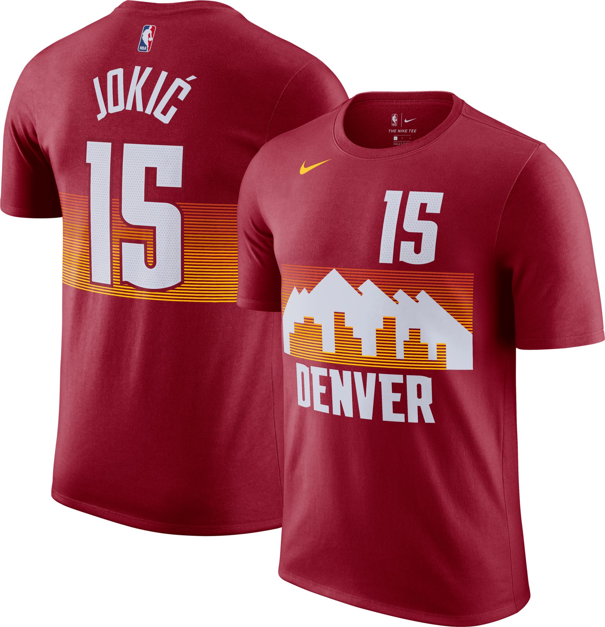 denver nuggets t shirt jersey