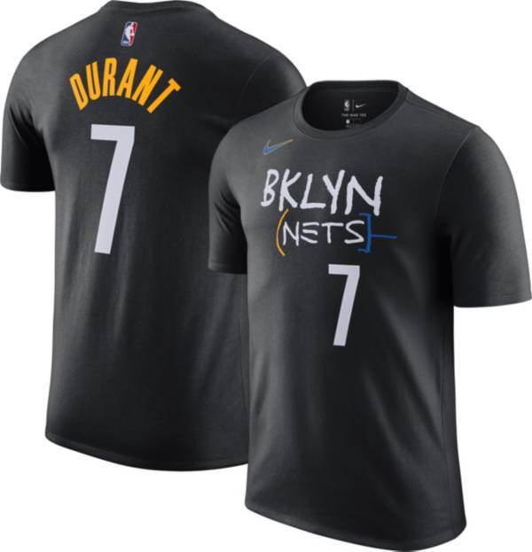 Nike Men S 2020 21 City Edition Brooklyn Nets Kevin Durant 7 Cotton T Shirt Dick S Sporting Goods