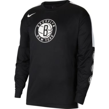 sorry, Nike Men's Brooklyn Nets Black Tonal Dri-FIT Long Sleeve Shooting Shirt is currently out of stock
