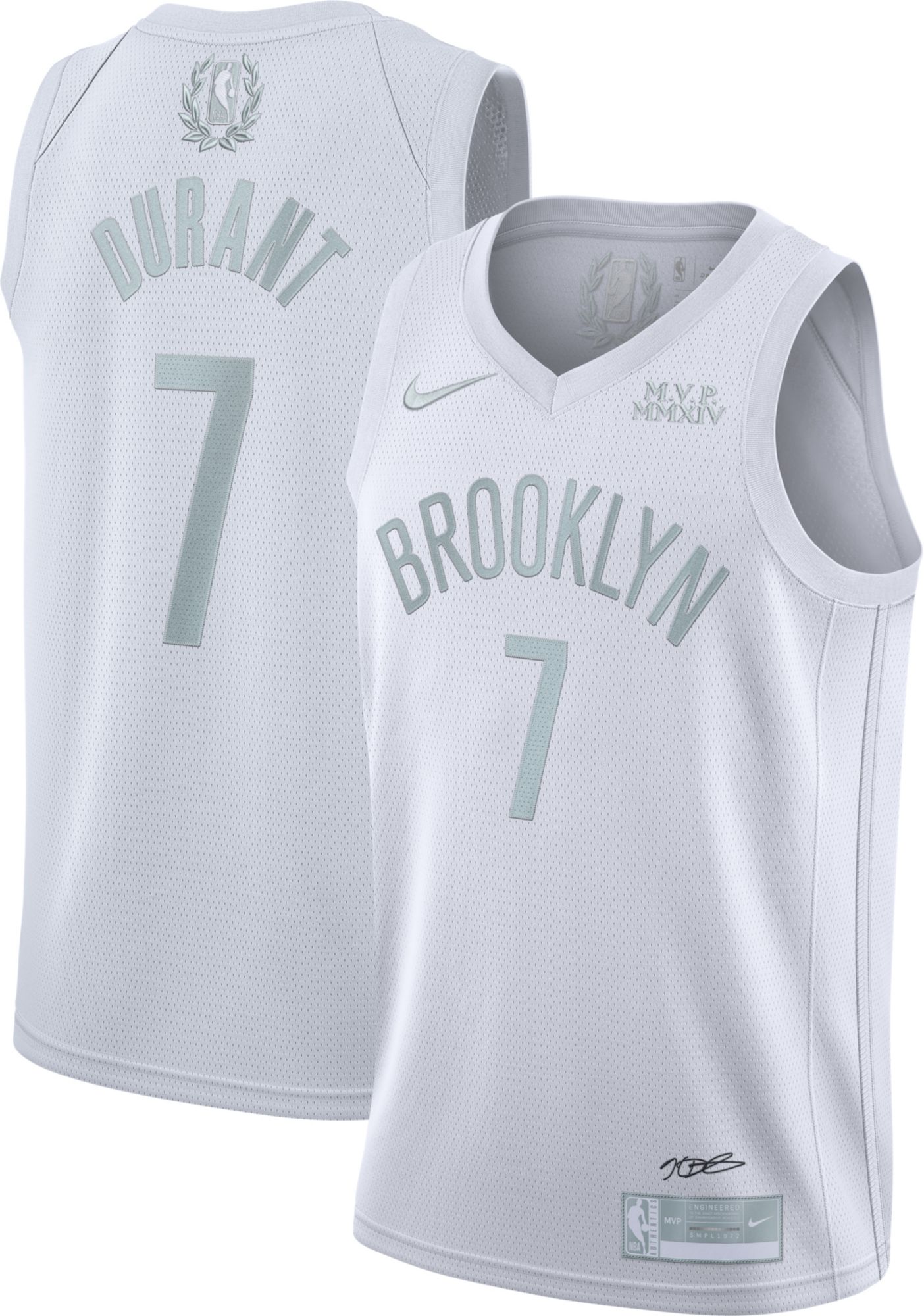 kevin durant white jersey