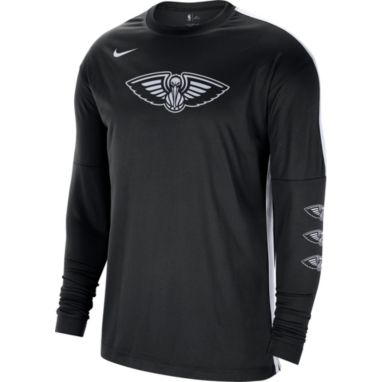 sorry, Nike Men's New Orleans Pelicans Black Tonal Dri-FIT Long Sleeve Shooting Shirt is currently out of stock