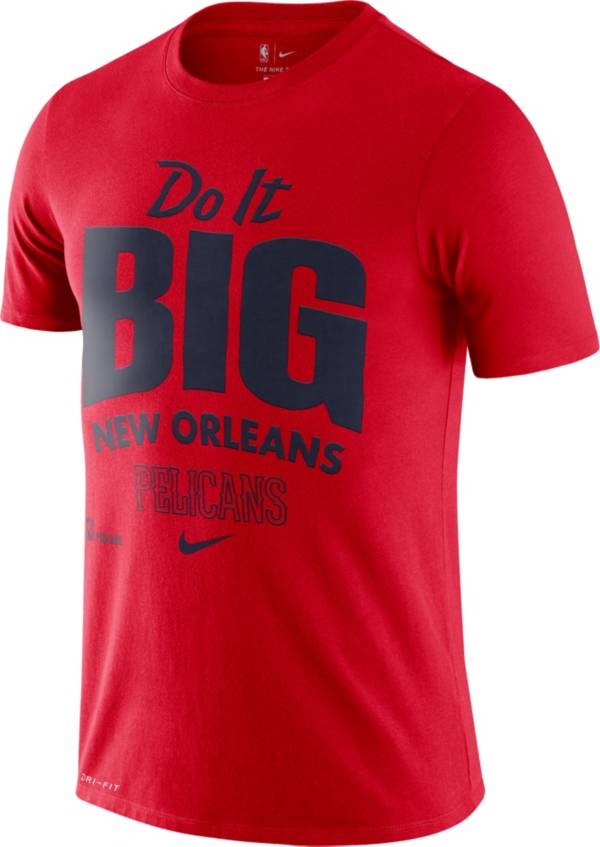 Nike Men's New Orleans Pelicans Red Dri-FIT Mantra T-Shirt product image