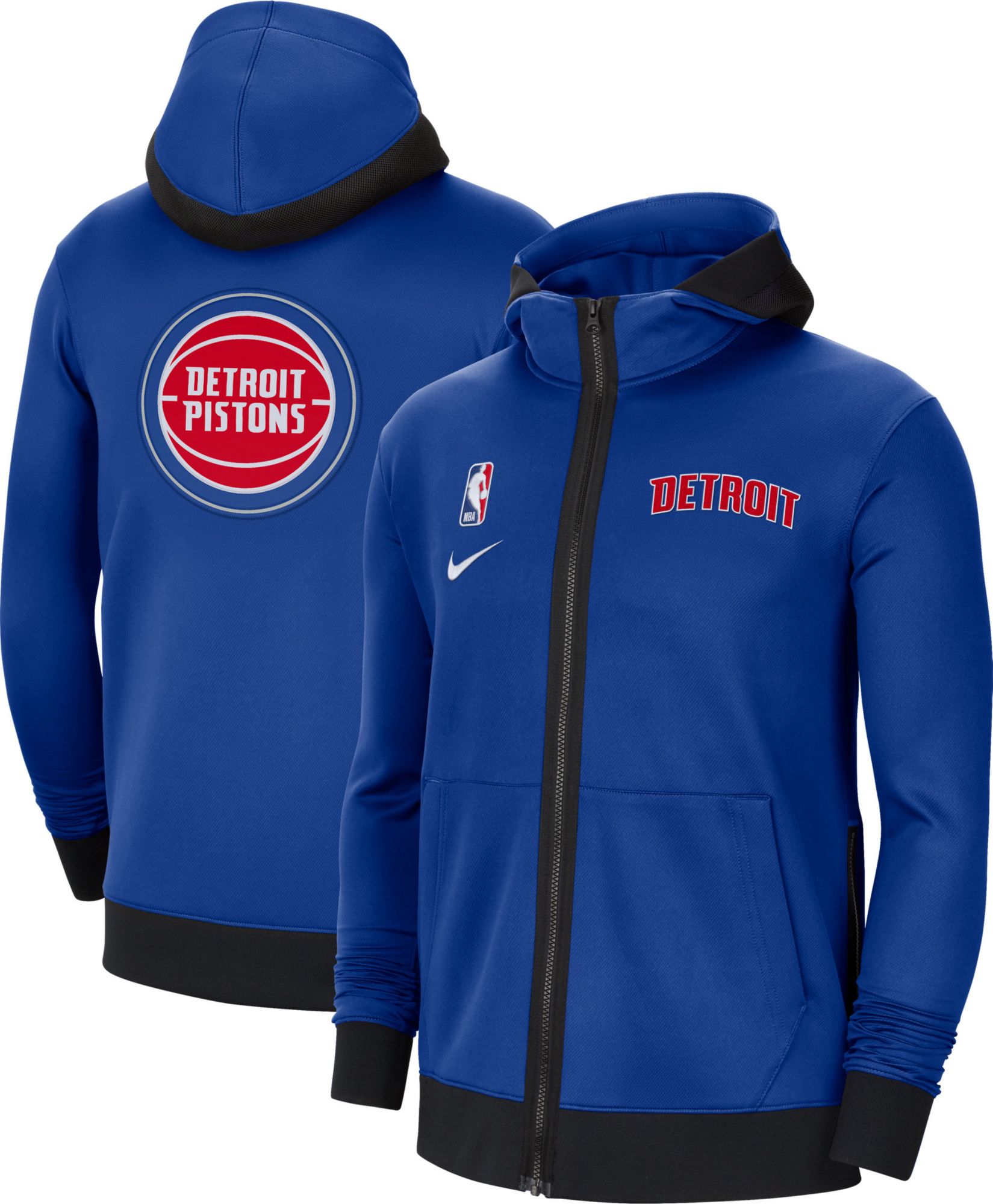 detroit pistons zip up hoodie