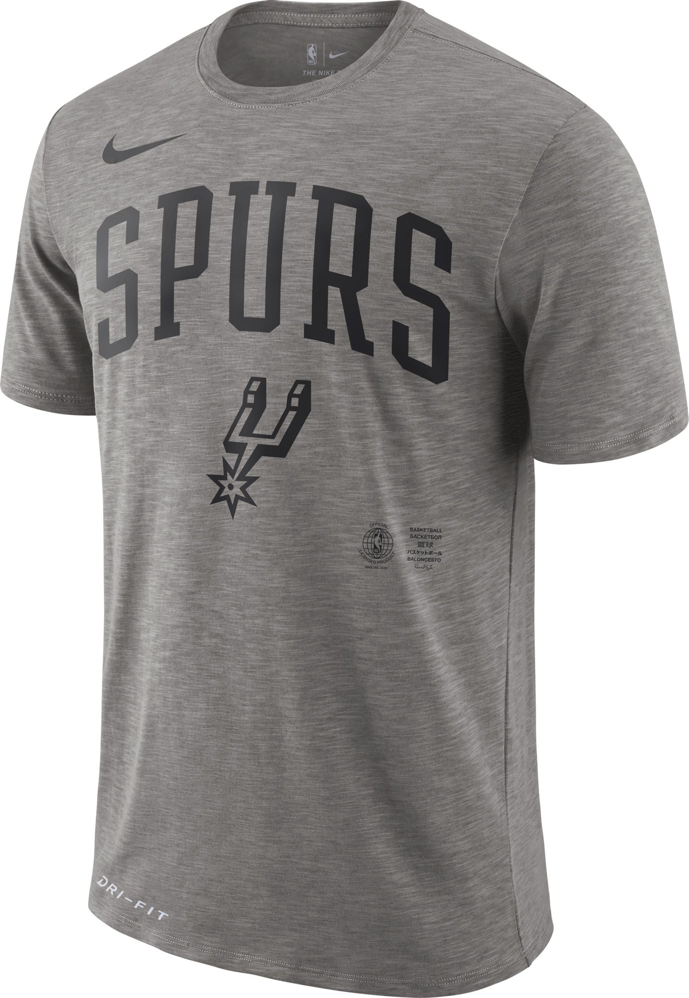 spurs dri fit shirt