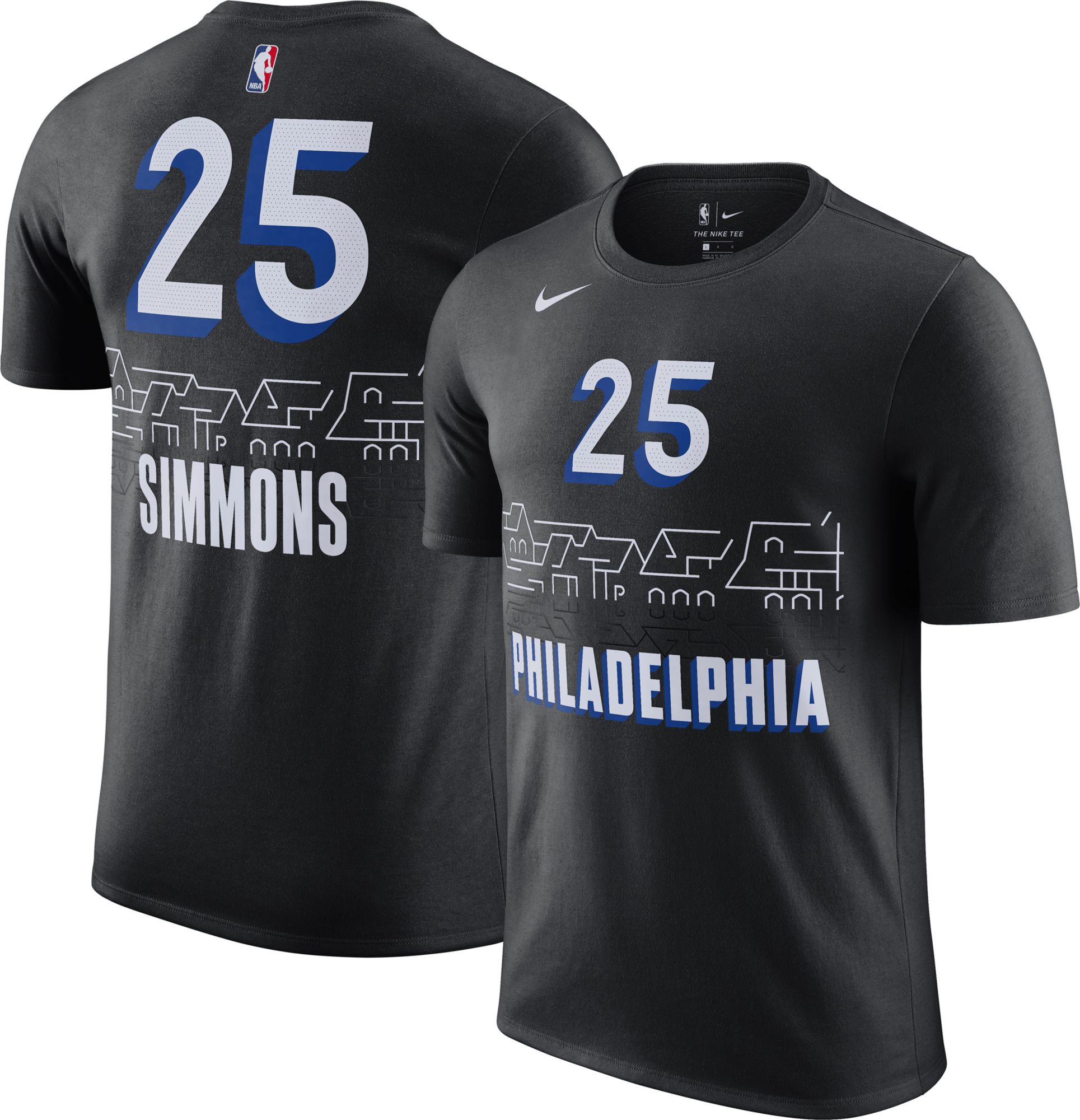 sixers city edition t shirt