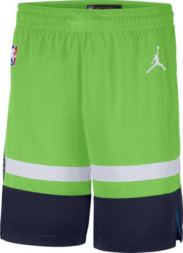 Jordan Men's Minnesota Timberwolves Green Dri-FIT Statement Swingman Shorts