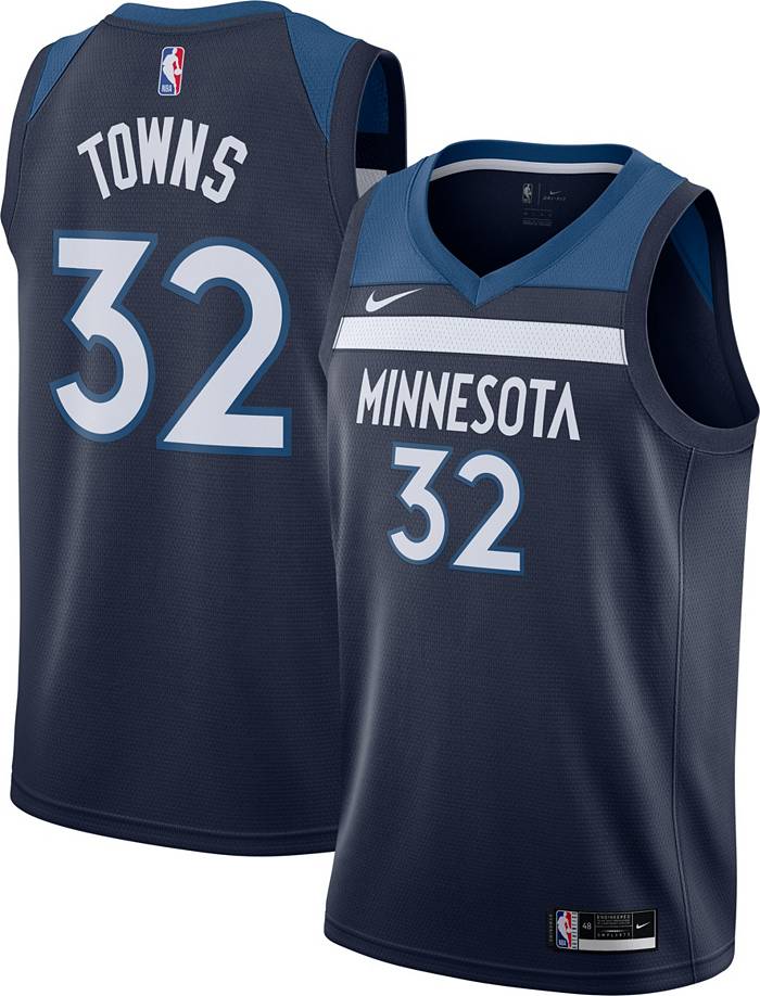 Nike Karl Anthony Towns Minnesota Timberwolves City Edition Swingman Jersey  L 48