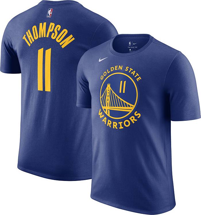 Nike / Men's Year Zero Golden State Warriors Klay Thompson #11 Blue Player  T-Shirt