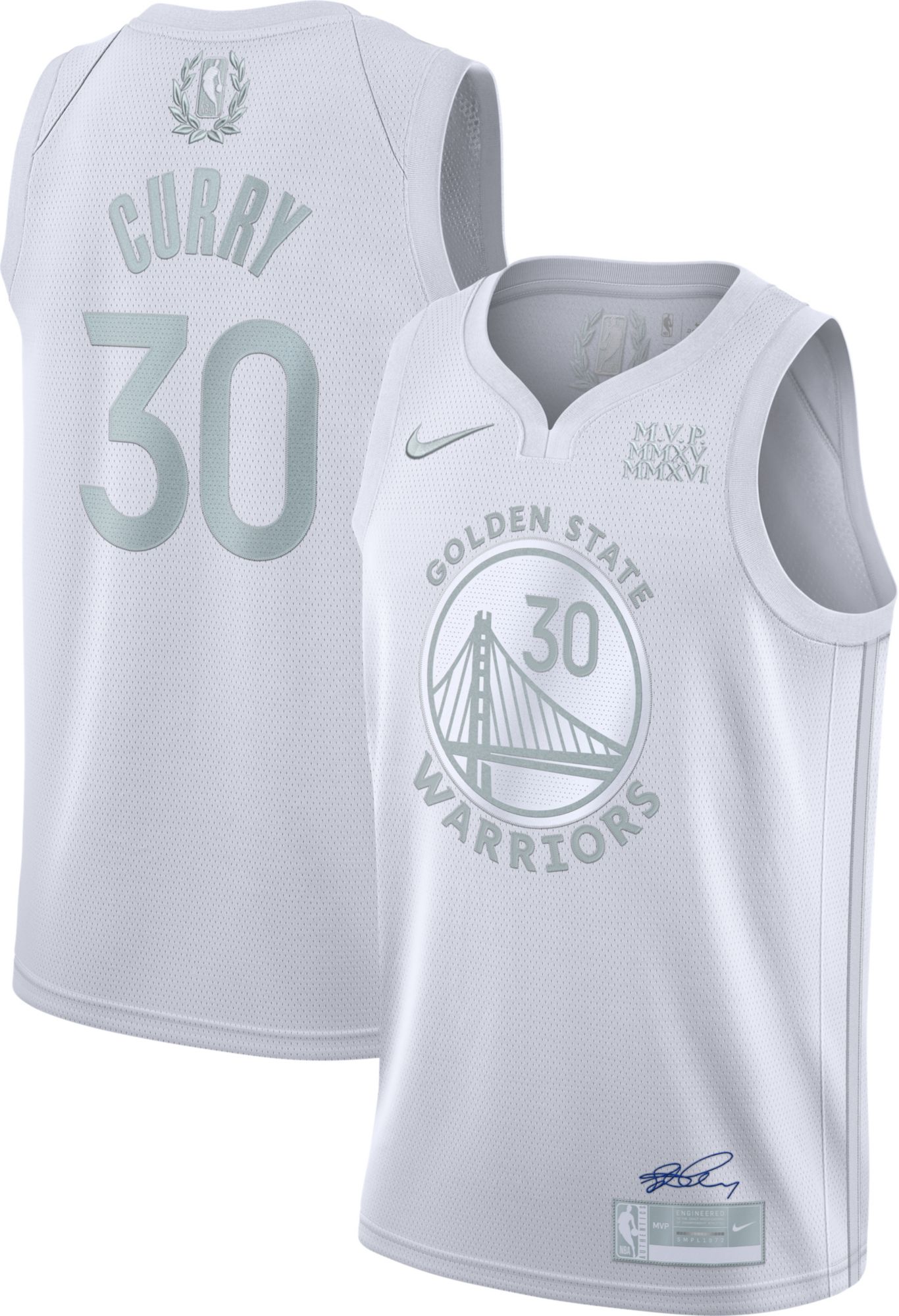 steph curry mvp jersey