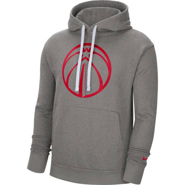 Download Nike Men's Washington Wizards Grey Pullover Hoodie | DICK ...