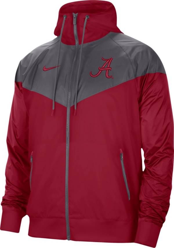 Nike Men's Alabama Crimson Tide Crimson Windrunner Jacket