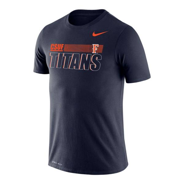 Nike Men's Cal State Fullerton Navy Blue Legend Performance T-Shirt