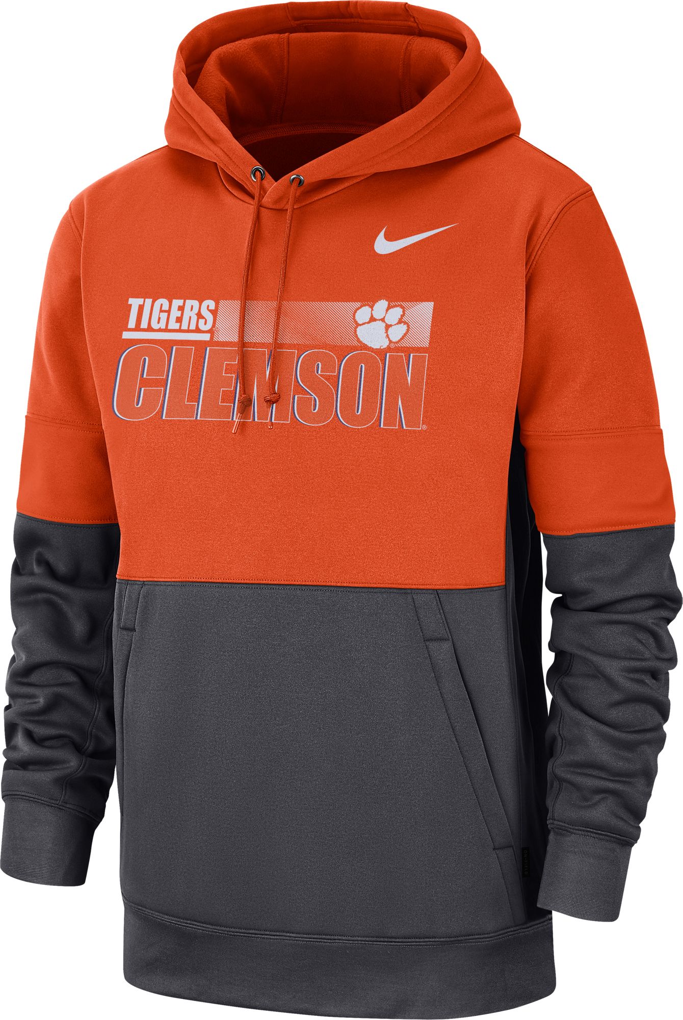 Nike Men's Clemson Tigers Orange Therma 