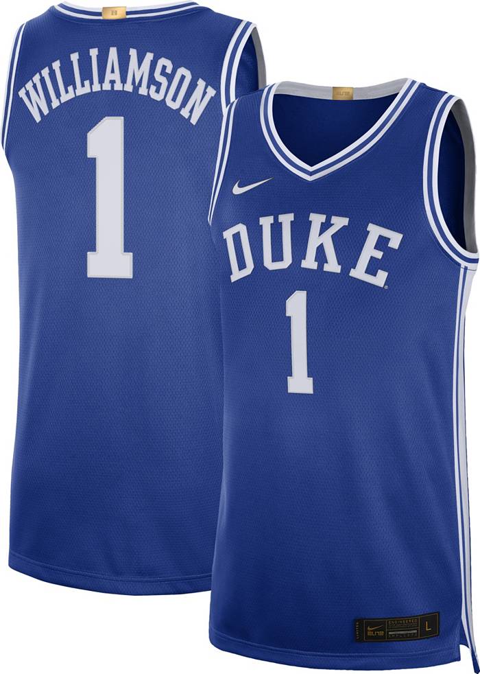 Nike Men's Zion Williamson Duke Limited Blue Devils #1 Basketball Jersey - L (Large)