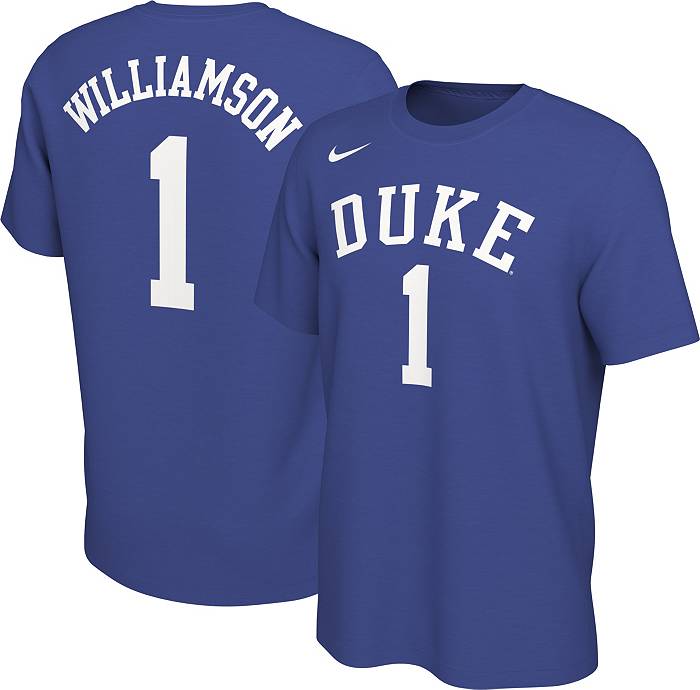Zion Williamson Duke blue Devils basketball men's white jersey size small
