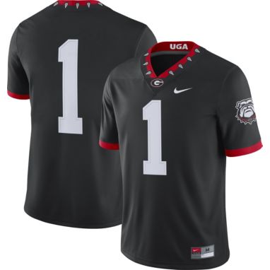 sorry, Nike Men's Georgia Bulldogs #1 '100th Anniversary' Game Football Black Jersey is currently out of stock