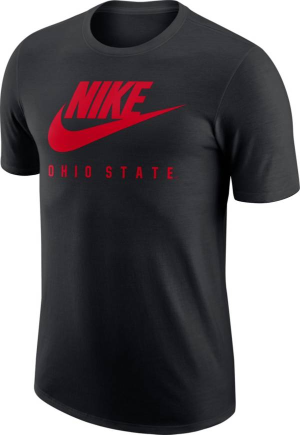 Nike Men's Ohio State Buckeyes Futura Black T-Shirt