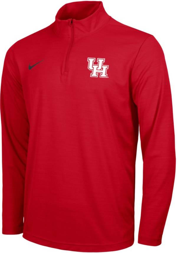 Nike Men's Houston Cougars Red Intensity Quarter-Zip Shirt