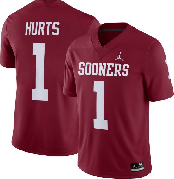 Men's Nike Jalen Hurts Crimson Oklahoma Sooners Alumni Player Jersey