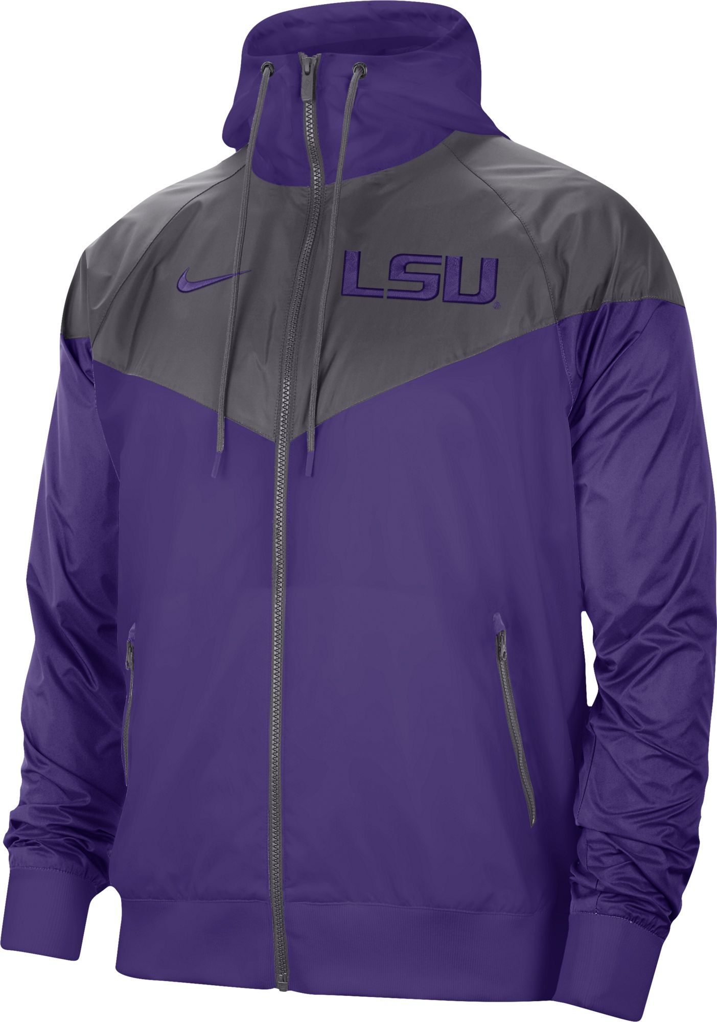 lsu nike windrunner jacket