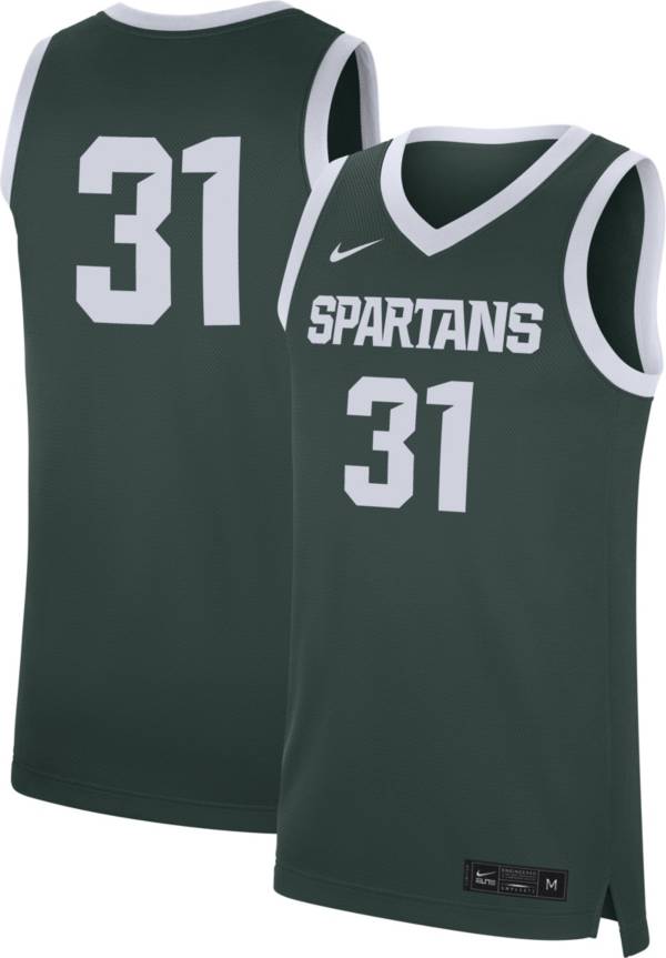 Nike Men's Michigan State Spartans #31 Green Replica Basketball Jersey | DICK'S Sporting Goods