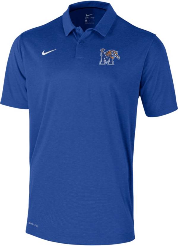 Nike Men's Memphis Tigers Blue Dri-FIT Early Season Football Polo