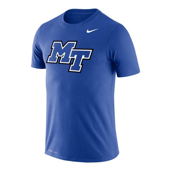 Nike Men's Middle Tennessee State Blue Logo Legend Performance T-Shirt