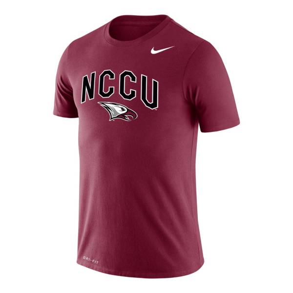 Nike Youth North Carolina Central Eagles Maroon Legend Logo T-Shirt