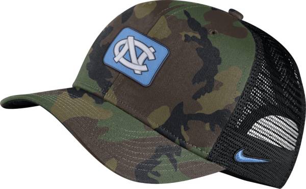 Nike Men's North Carolina Tar Heels Camo Classic99 Adjustable Hat