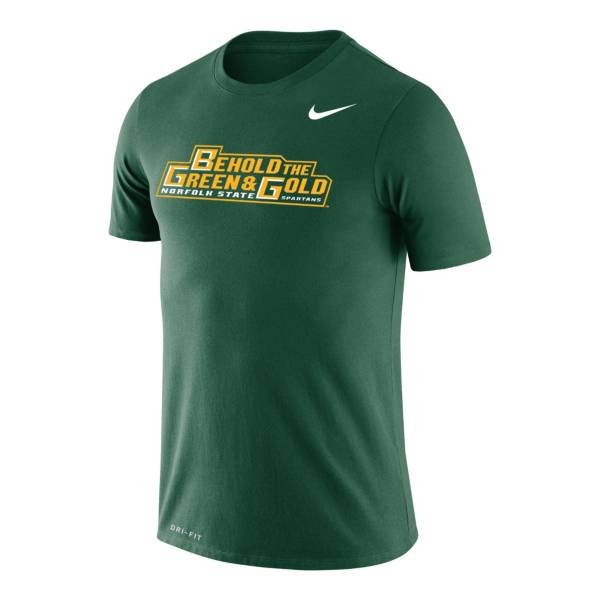 Nike Men's Norfolk State Green Logo Legend Performance T-Shirt