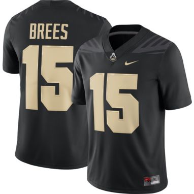 sorry, Nike Men's Drew Brees Purdue Boilermakers #15 Dri-FIT Game Football Black Jersey is currently out of stock