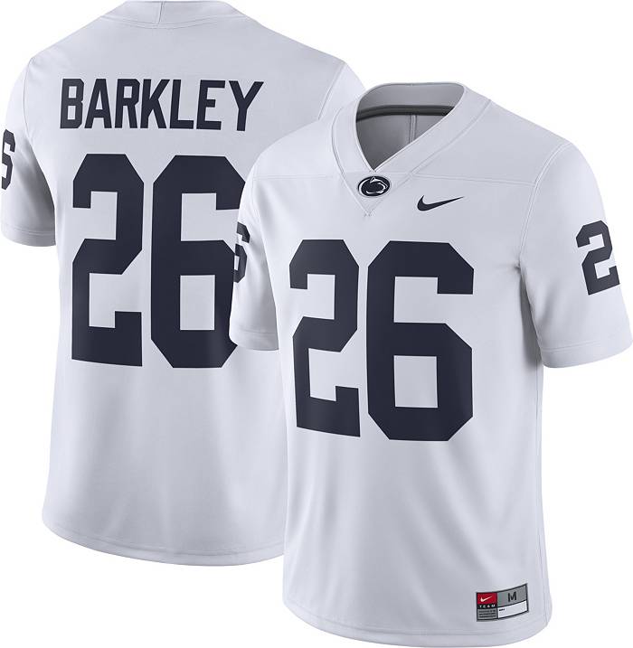 Men's Penn State Nittany Lions #26 Saquon Barkley White Game College Football  Jersey 586961-800