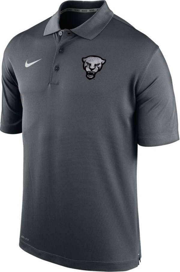 Nike Men's Pitt Panthers Grey Varsity Polo