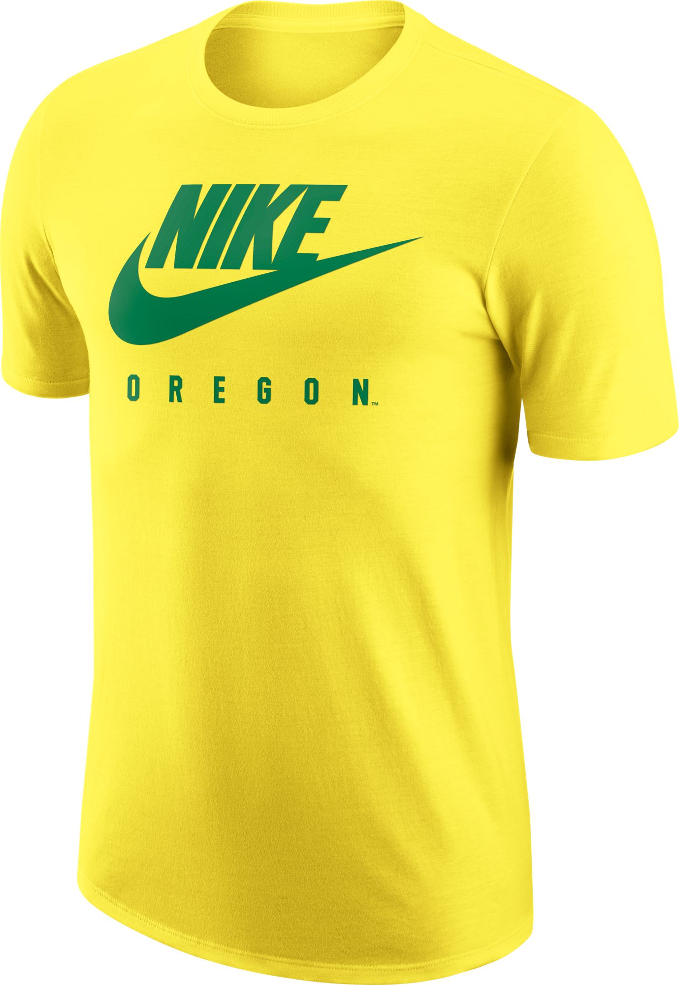 yellow nike shirt