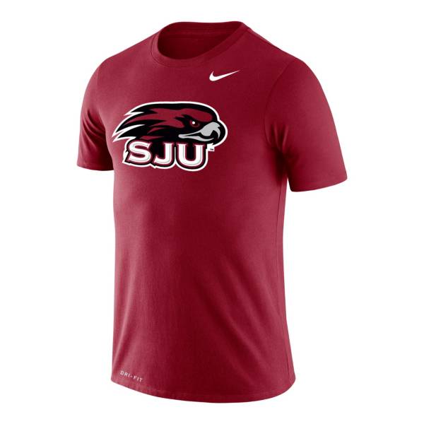 Nike Men's Saint Joseph's Crimson Logo Legend Performance T-Shirt